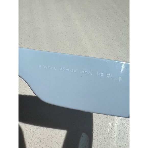 BURBERRY B 4390-F blue round statement sunglasses NEW - Picture 8 of 10